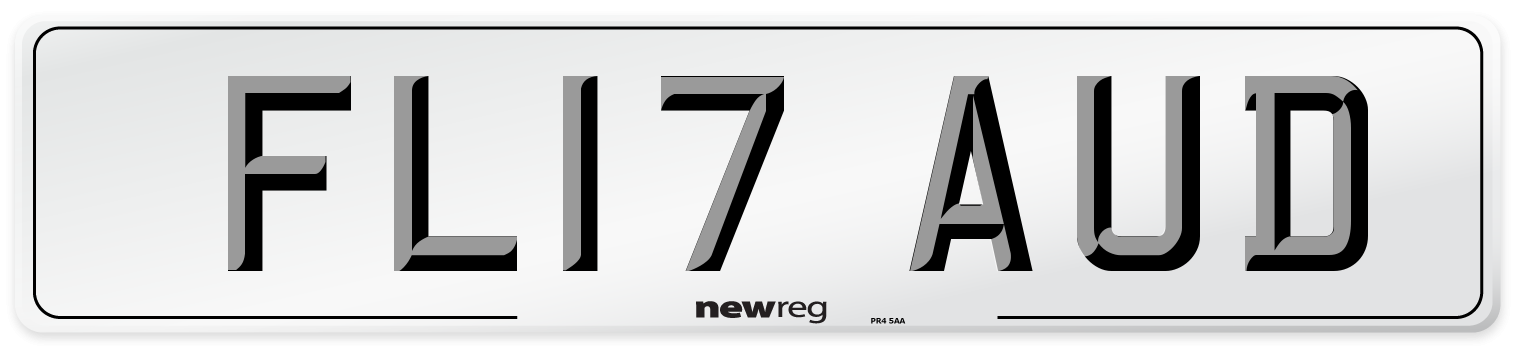 FL17 AUD Number Plate from New Reg